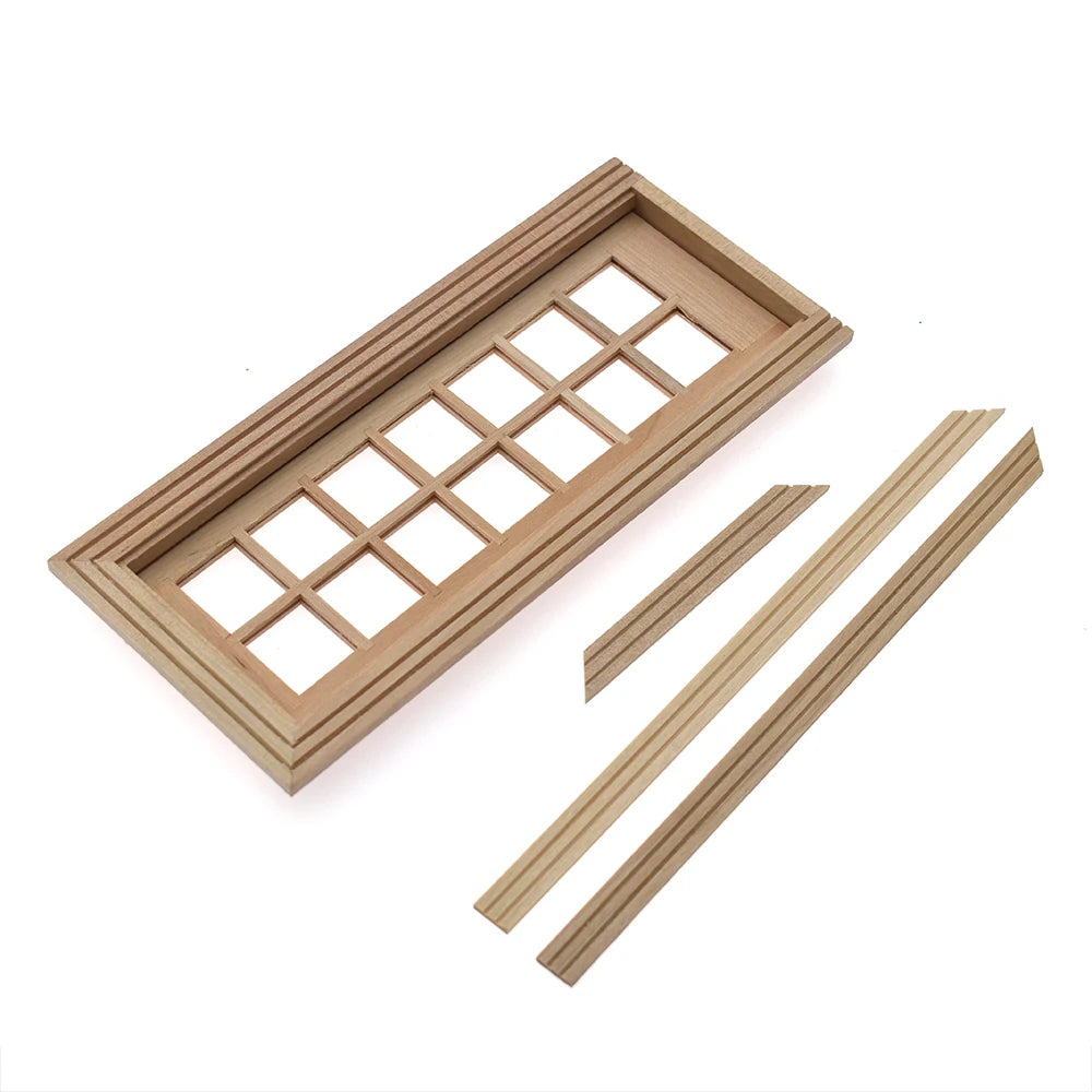 1:12 Scale Miniature Wooden Cabinet Dollhouse Furniture Mini Bookshelf Living Room Decor