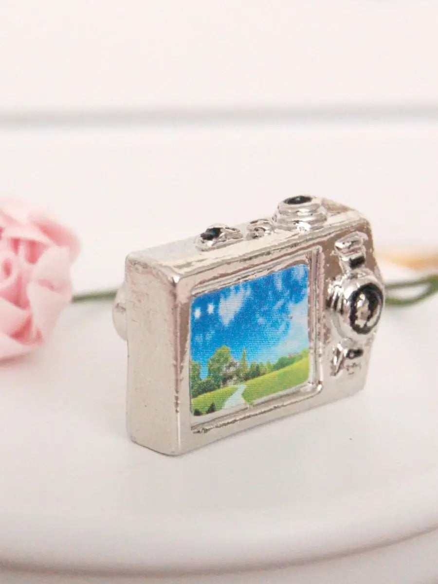 1:12 Scale Miniature Digital Camera Dollhouse Accessory Modern Photography Props