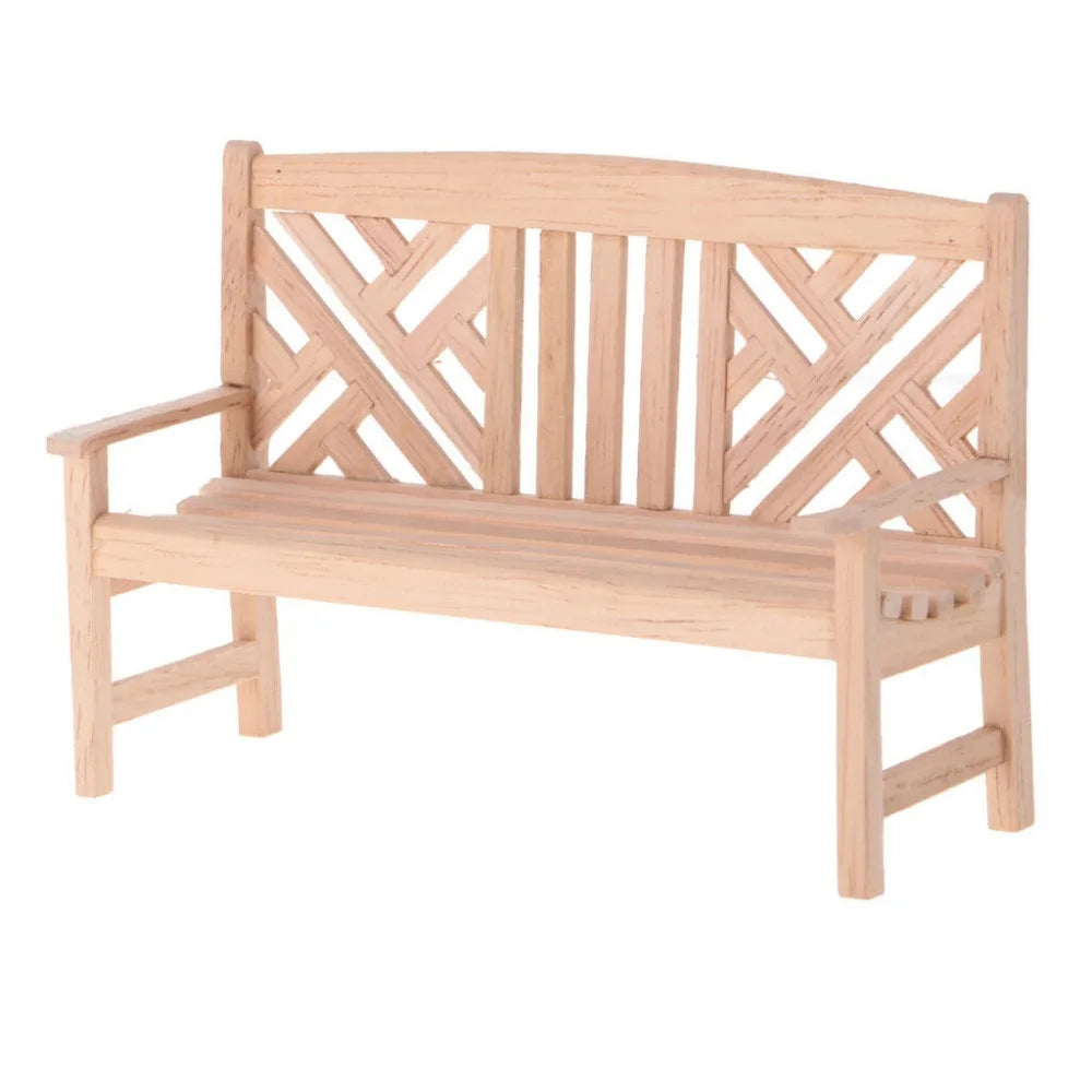 1:12 Scale Miniature Garden Furniture Set Patio Table And Chairs For Dollhouse Accessories Outdoor Decor