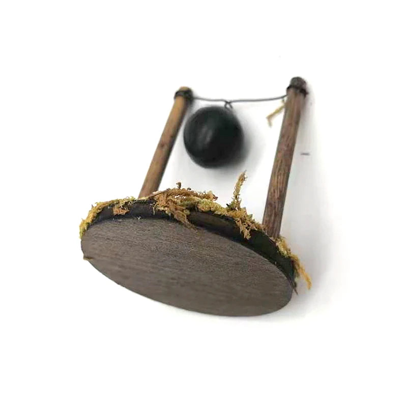1:12 Scale Miniature Dollhouse Garden Villa Hanging Furnace Outdoor Picnic Pastoral Style Accessories DIY Model
