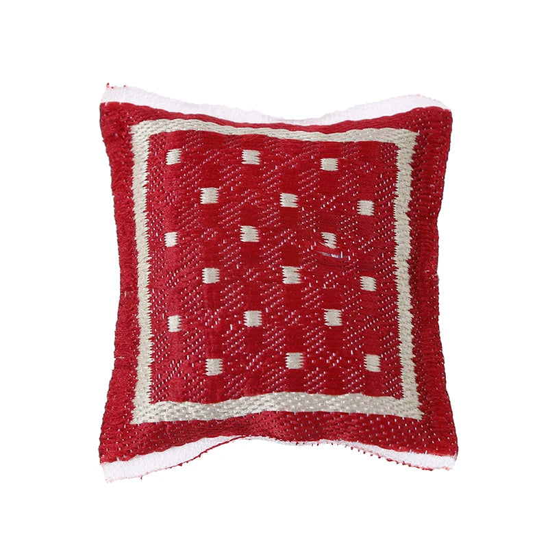 1:12 Scale Miniature Cushion Pillow Set For Sofa Couch Chair Bed Dollhouse Accessories Home Decor