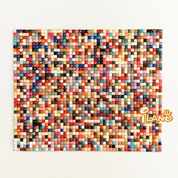 1:12 Scale Miniature Wallpaper Mosaic Tile Floor Covering 3D Plastic Self Adhesive DIY Dollhouse Accessory