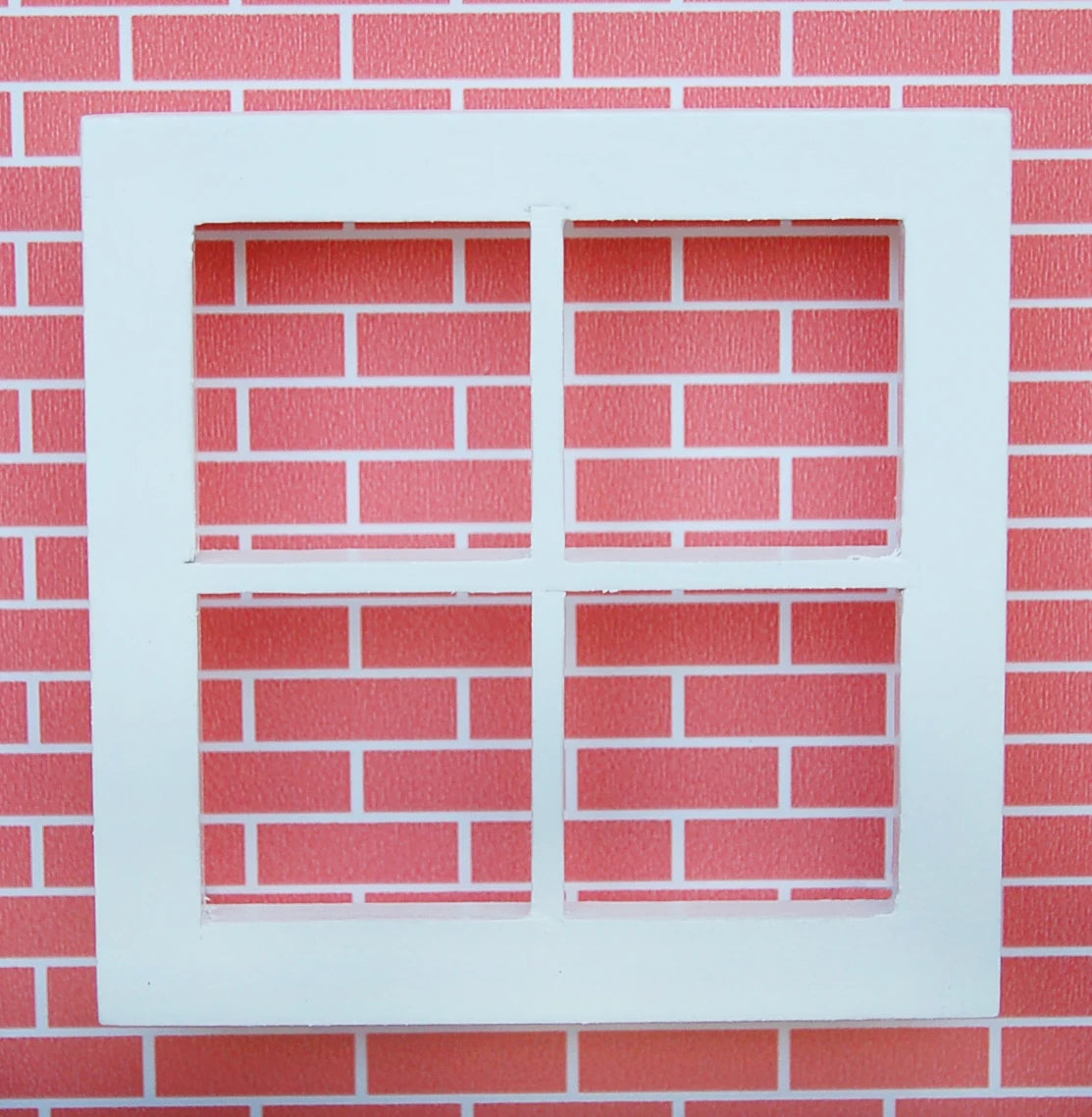1:12 Scale Miniature Wooden Fairy Window With 4 Panes For Dollhouse DIY Accessories Miniature Furniture