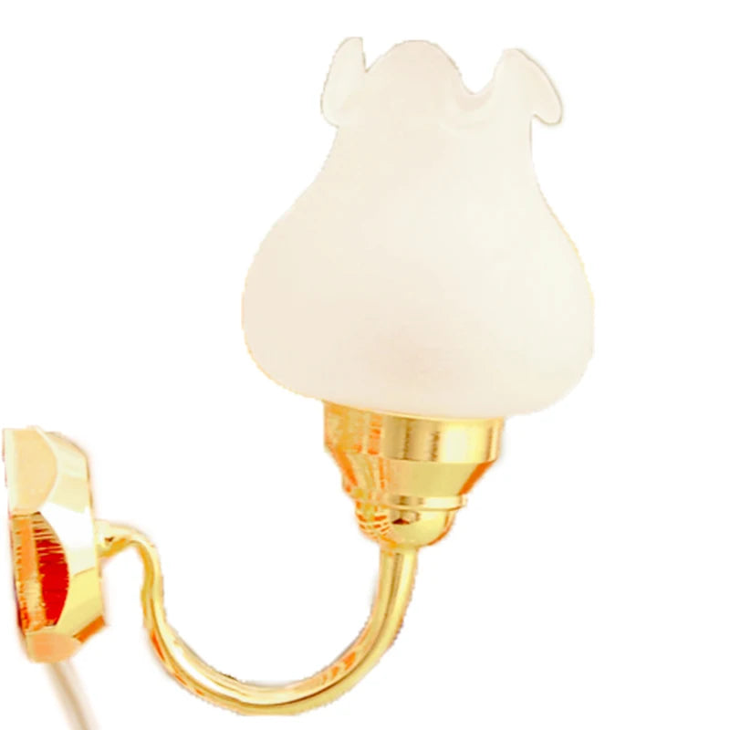 1:12 Scale Miniature Dollhouse 5V Lamp Light With Electric Wire Plug For Phone Charger Computer Interface Decor