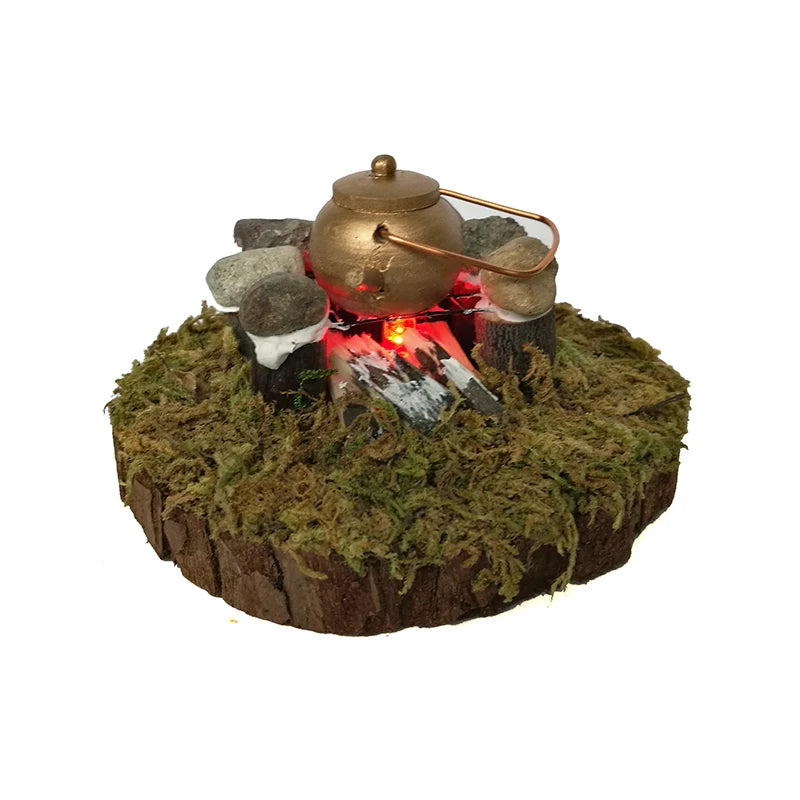 1:12 Scale Miniature Dollhouse Garden Accessories Outdoor Water Heating Mini Model Scene Decoration