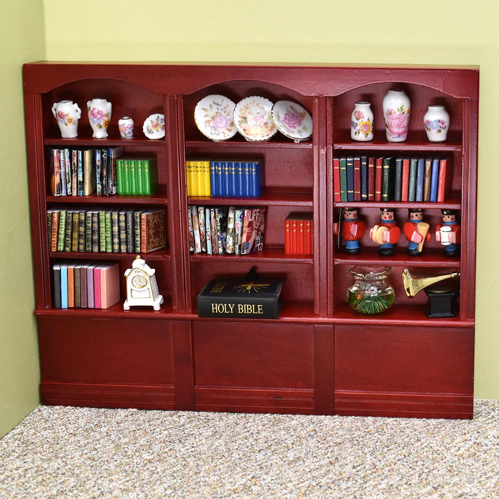 1:12 Scale Miniature Book Set For Dollhouse Decoration Miniature Furniture Accessories