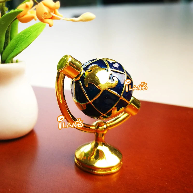 1:12 Scale Mini Globe Dollhouse Miniature For Living Room Furniture Accessories