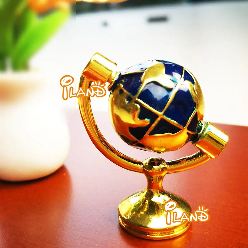 1:12 Scale Mini Globe Dollhouse Miniature For Living Room Furniture Accessories