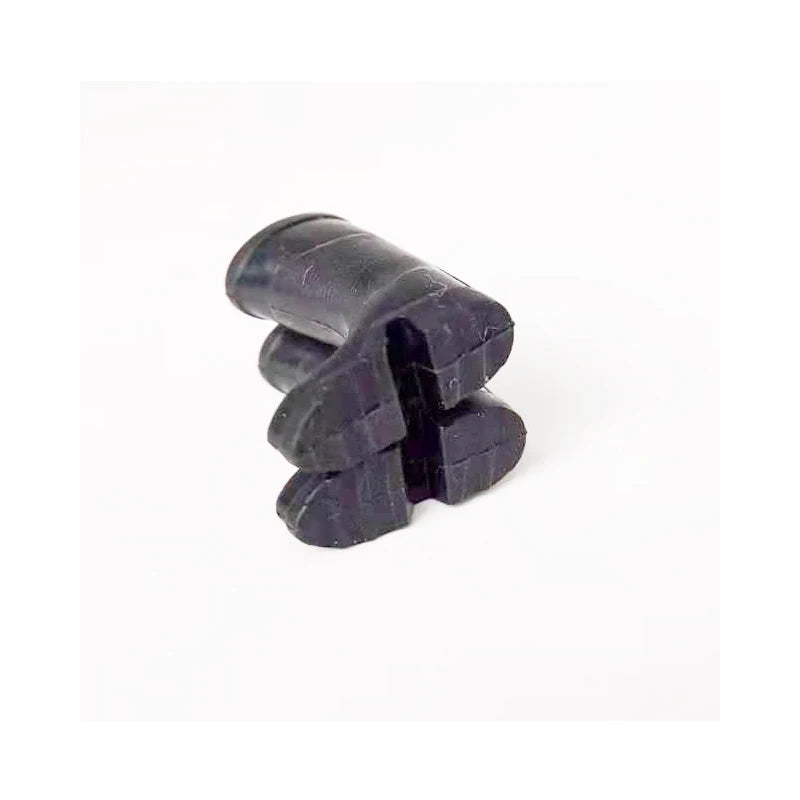 Botas de lluvia de goma negra en miniatura a escala 1:12 para figuras de casa de muñecas