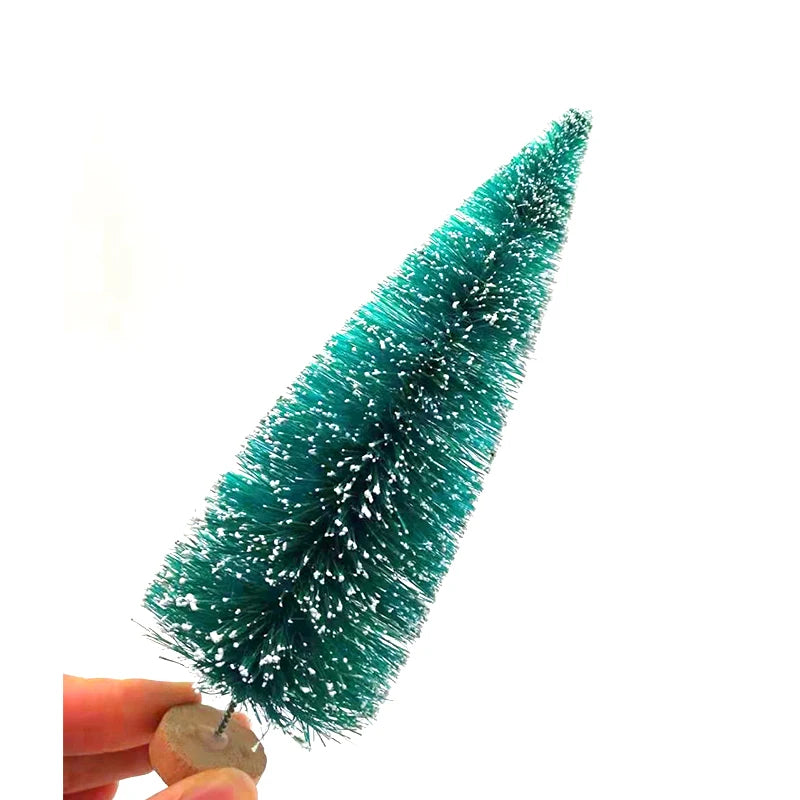1:12 Scale Miniature Christmas Tree Dollhouse Accessories Mini Plant Decor 2Pcs