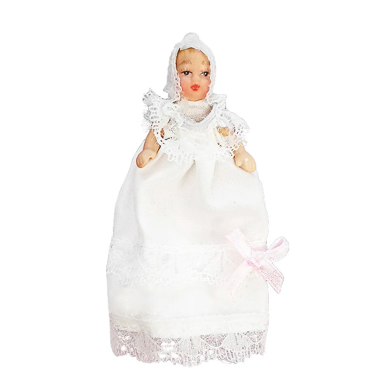 Casa de muñecas en miniatura a escala 1:12, modelo de muñeca elfo pequeño, accesorios, juguetes para niñas