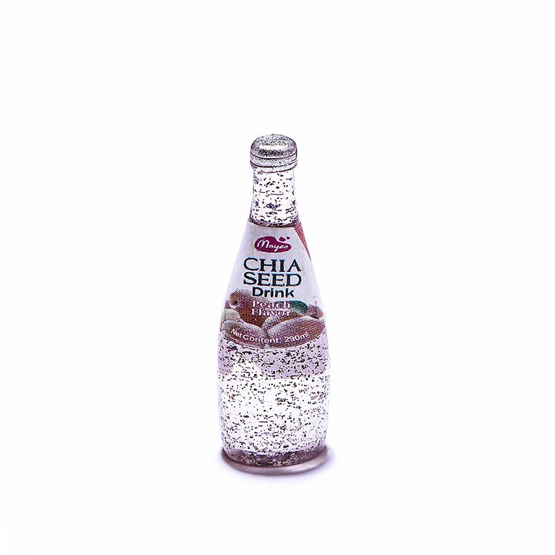 Ensemble de boissons et de nourriture miniature pour maison de poupée à l'échelle 1:12 - Collection de modèles de jouets avec 6 bouteilles d'eau