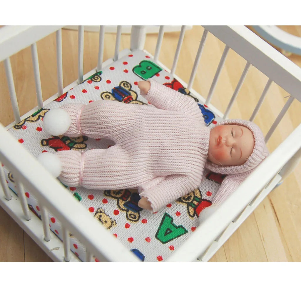 Casa de muñecas en miniatura a escala 1:12, modelo de muñeca elfo pequeño, accesorios, juguetes para niñas