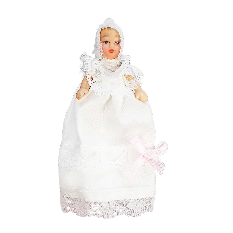 Casa de muñecas en miniatura a escala 1:12, modelo de muñeca elfo pequeño, accesorios, juguetes para niñas