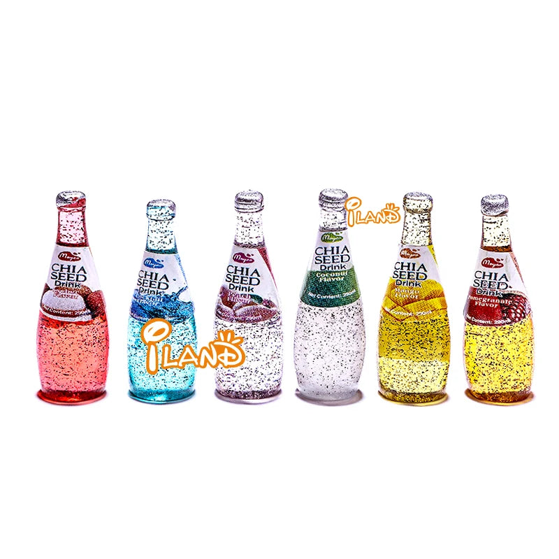 Accessoires miniatures pour maison de poupée, échelle 1:12, 6 pièces, boissons, aliments, fruits dans des bouteilles d'eau, modèle de jouet