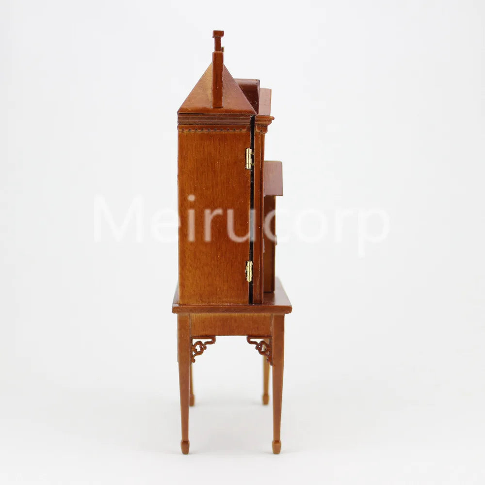 Vitrina para casa de muñecas a escala 1:12: muebles en miniatura con forma de casa para coleccionar.