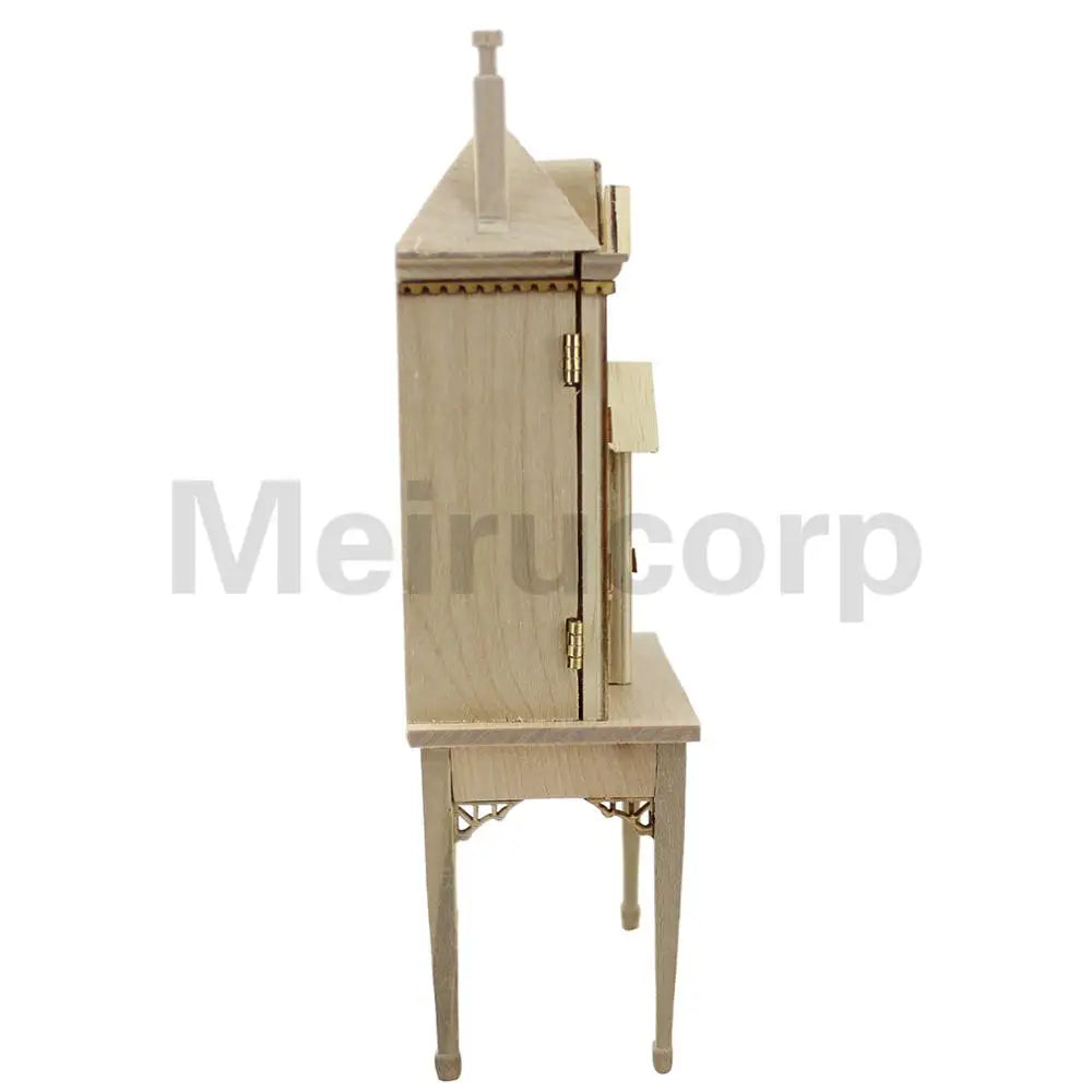 Estantería de madera en miniatura a escala 1:6 para casa de muñecas, mueble de exhibición para sala de estar