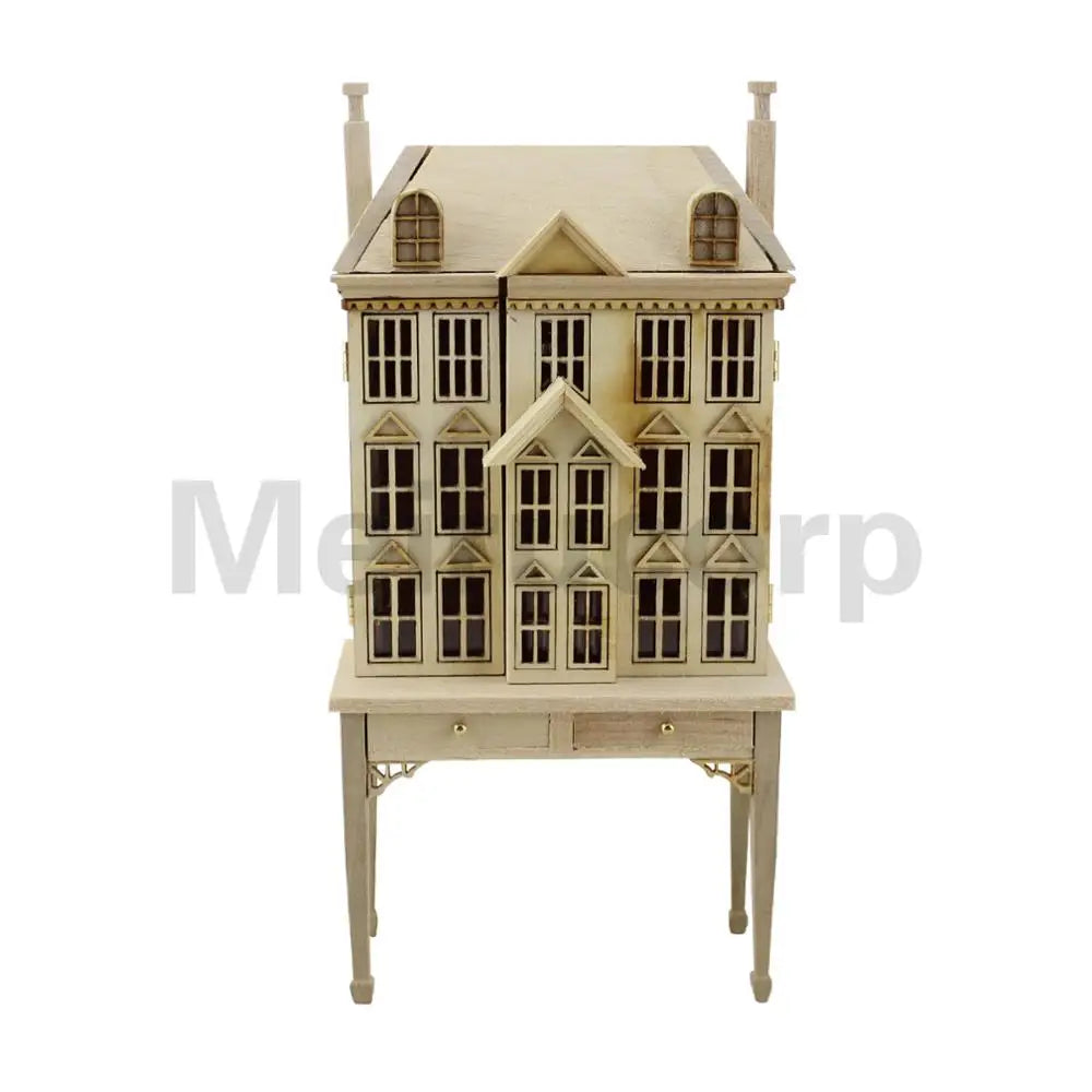 Estantería de madera en miniatura a escala 1:6 para casa de muñecas, mueble de exhibición para sala de estar