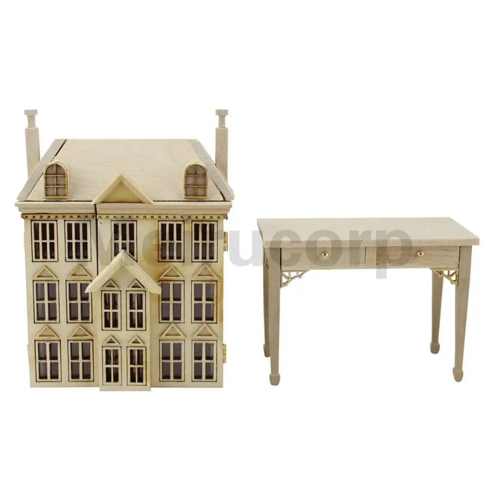 Estantería de madera en miniatura a escala 1:6 para casa de muñecas, mueble de exhibición para sala de estar