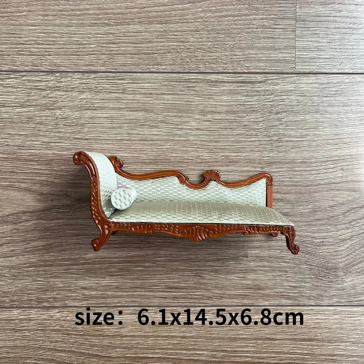 Aquí está el título SEO optimizado según tus pautas:
Casa de muñecas en miniatura a escala 1:12, sillón reclinable para muñecas, espejo de tocador, modelo de muebles en miniatura