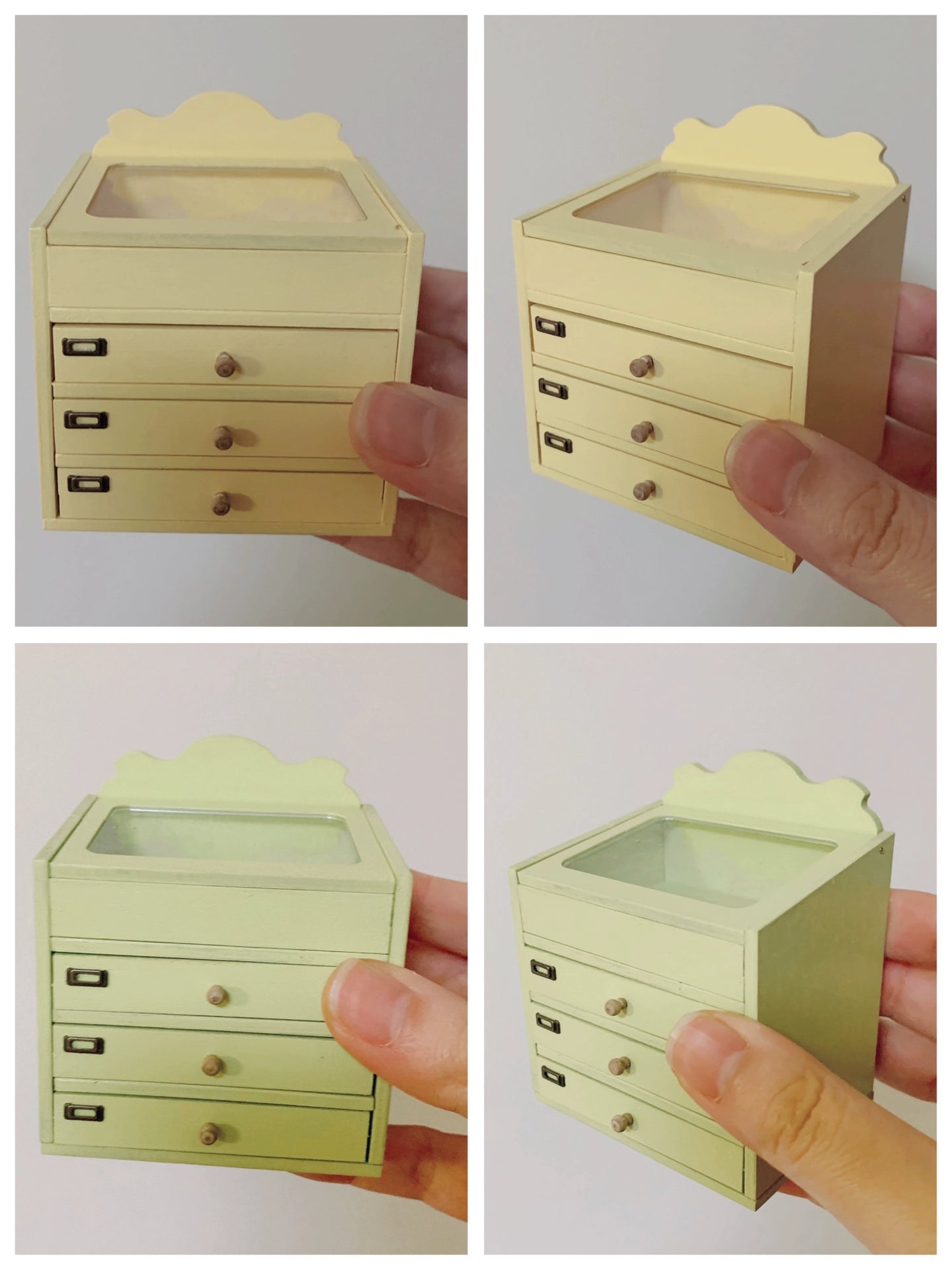 1:6 Scale Wooden Cabinet Wall Hanging Shelf Miniature Dollhouse Furniture For Blythe Doll Retro Kitchen Storage