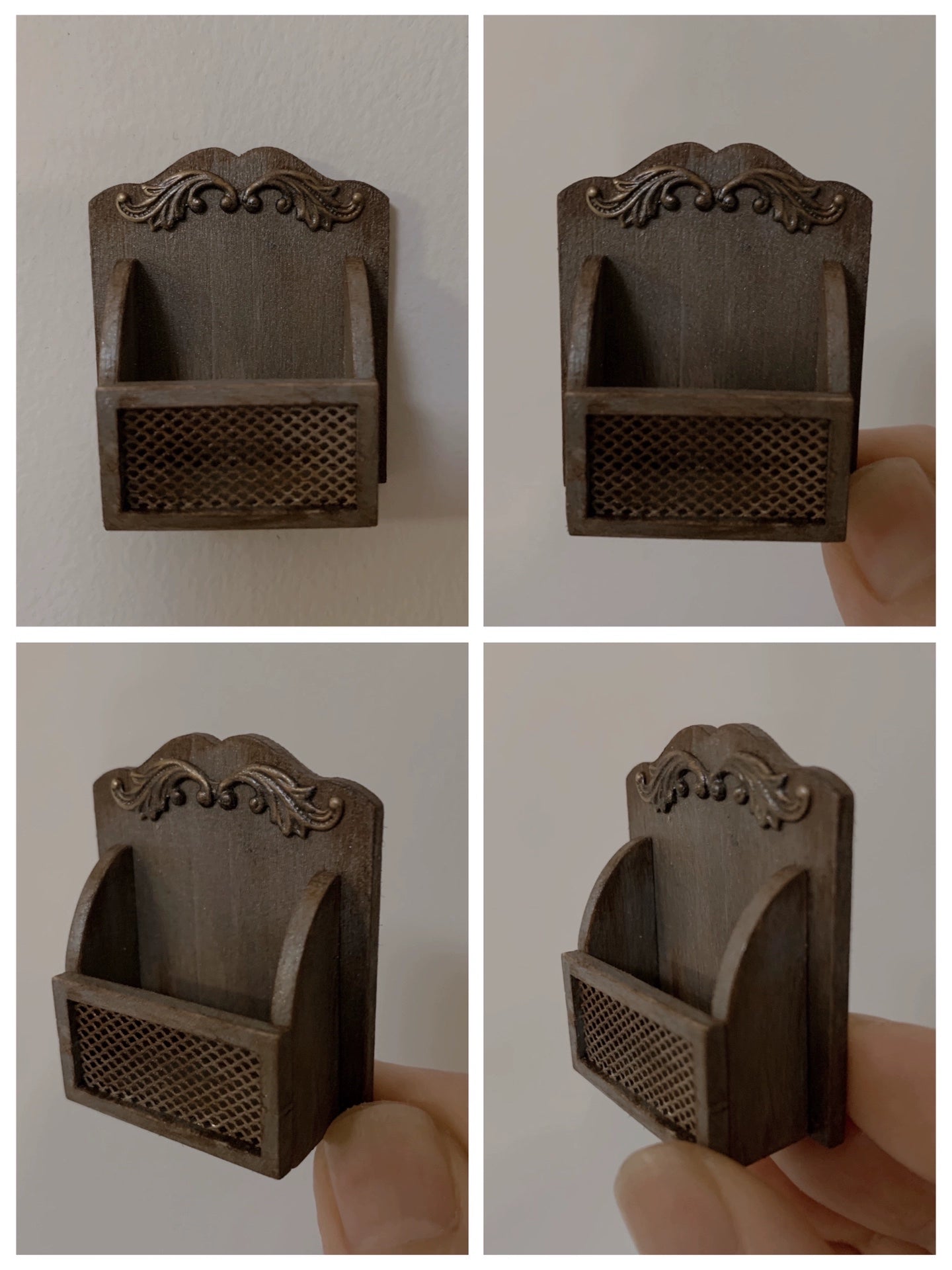 1:6 Scale Miniature Nordic Retro Wooden Cabinet Miniature Dollhouse Furniture For Blythe And Ob11 Dolls
