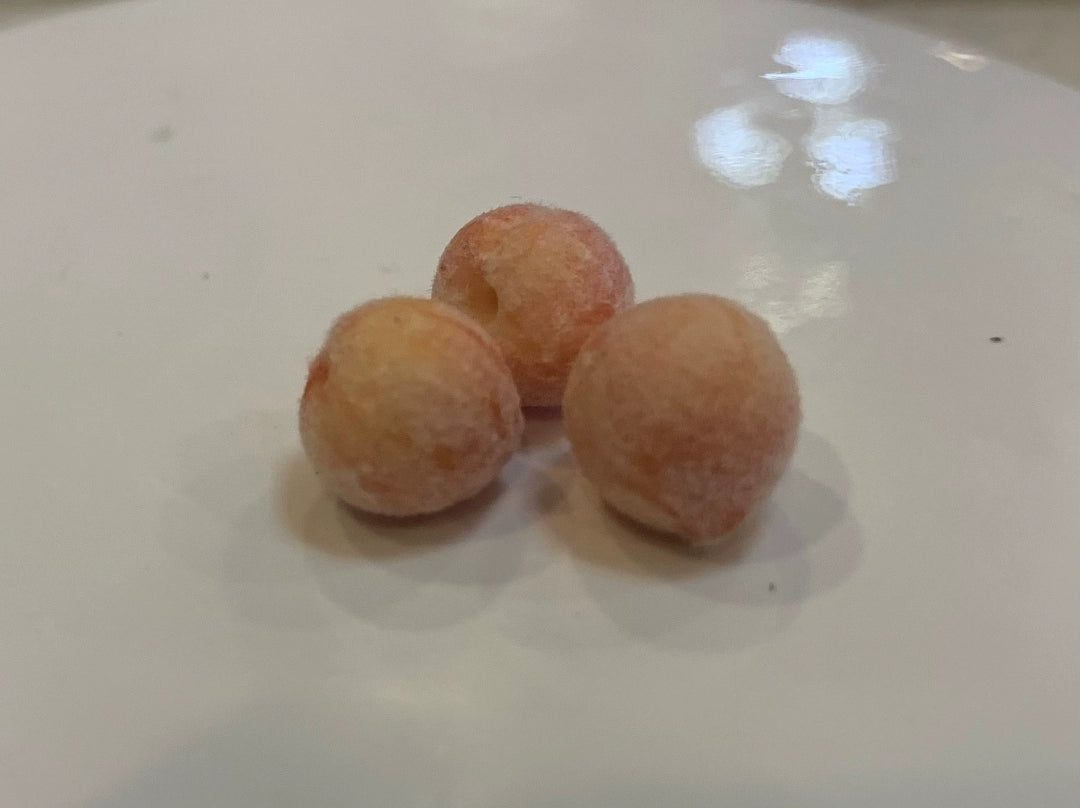 1:12 Scale Miniature Fuzzy Peach Set Of 3 Handmade Dollhouse Decor No Returns