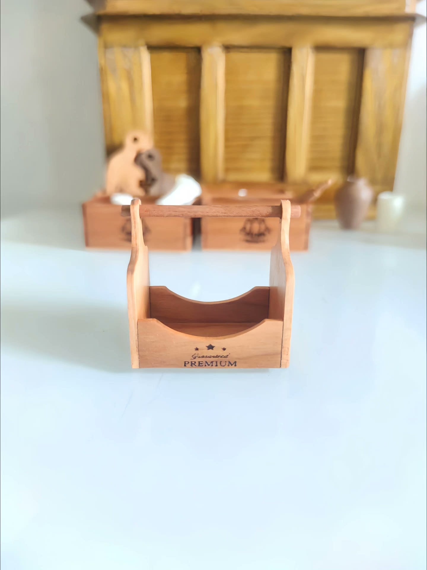 Panier de rangement miniature pour bouteilles de lait à l'échelle 1:12, accessoire pour maison de poupée