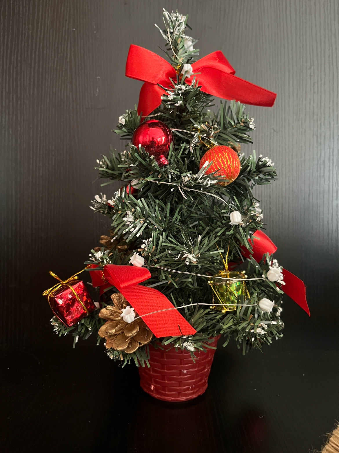 Muebles de casa de muñecas en miniatura a escala 1:6, árbol de Navidad, bola, luz, muñeco de nieve, cabeza de ciervo, caja de regalo, accesorios para escenas Blythe