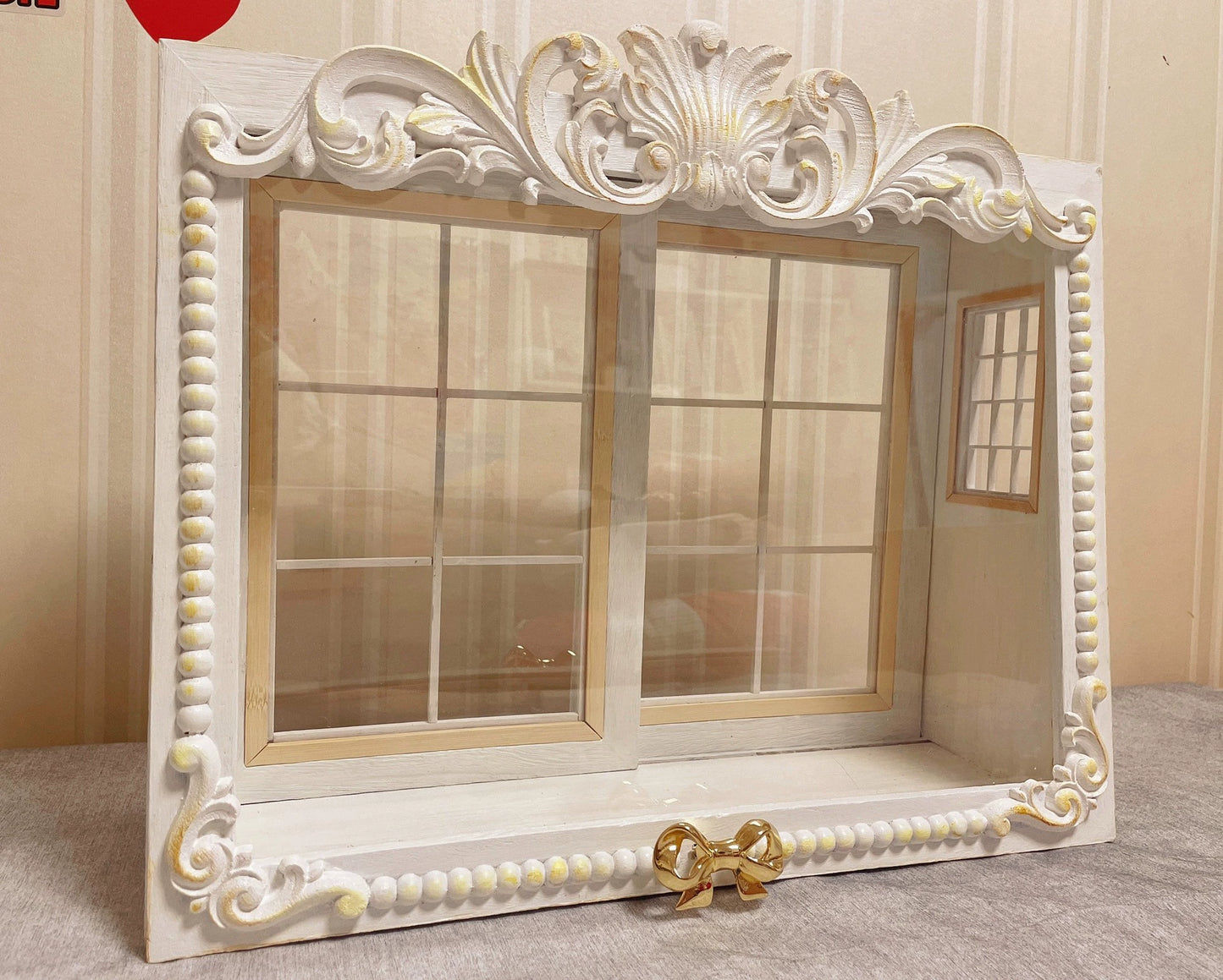 Vitrine de poupée blanche personnalisée à l'échelle 1:6 pour poupée Blythe, meubles miniatures pour maison de poupée