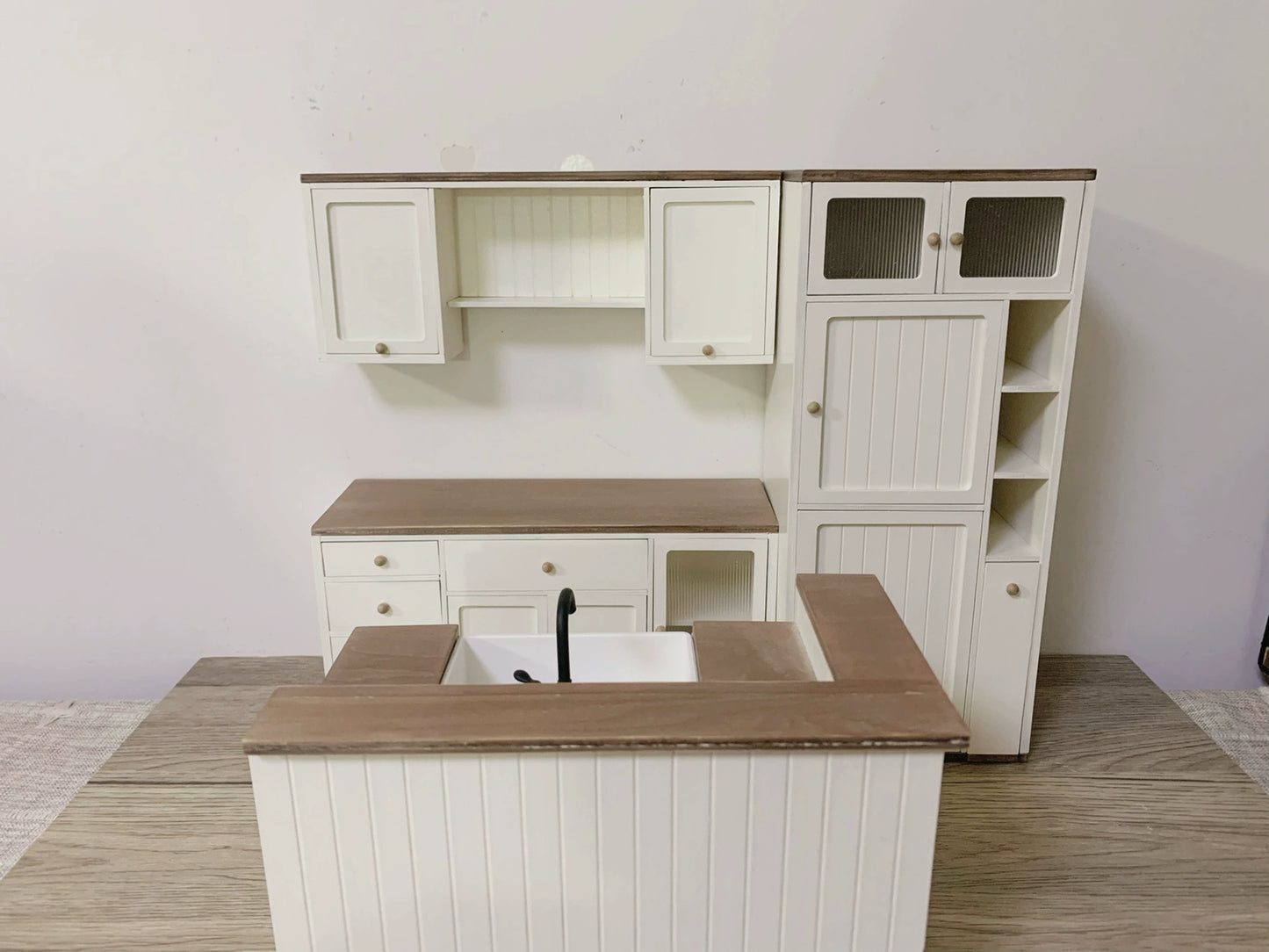 1:6 Scale 1:12 Scale Wooden Cabinet Miniature Dollhouse Furniture For Living Room Play Room