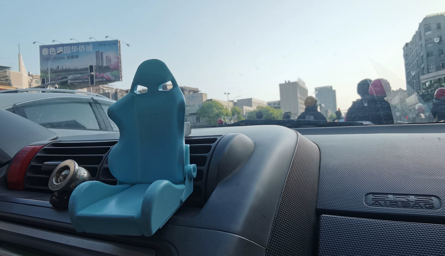 Asiento de coche en miniatura a escala 1:12 para muñecas Blyth Molly OB11 OB24, muebles en miniatura