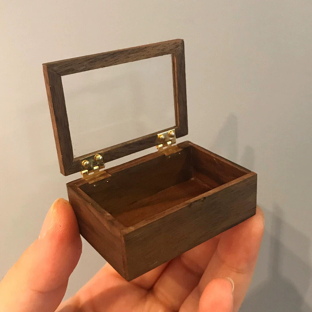 Vitrine de maison de poupée échelle 1:6 pour meubles miniatures Blythe Ob11