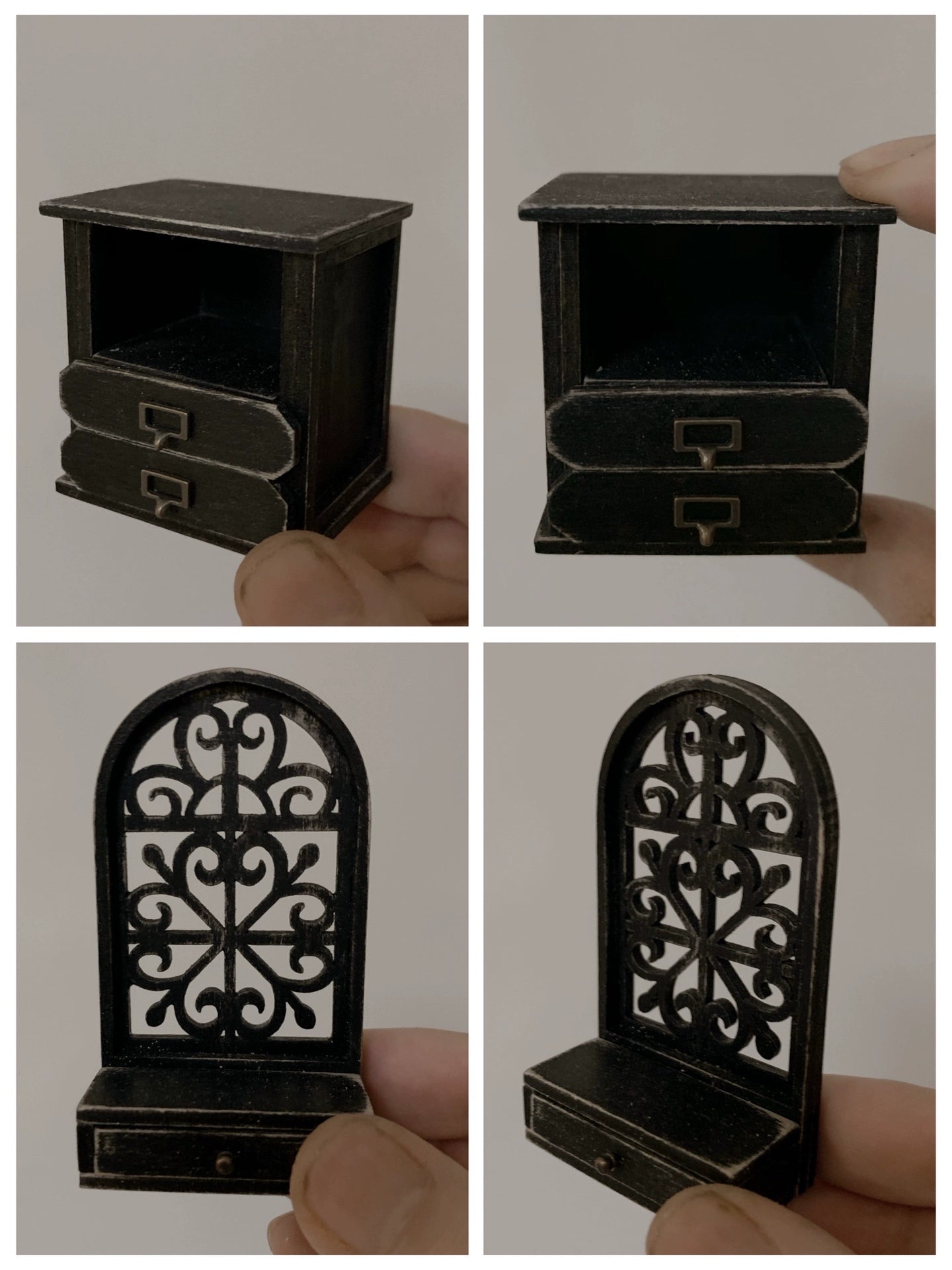 1:6 Scale Wooden Cabinet Wall Shelf Kitchenware Display Miniature Dollhouse Furniture For Blythe Dolls