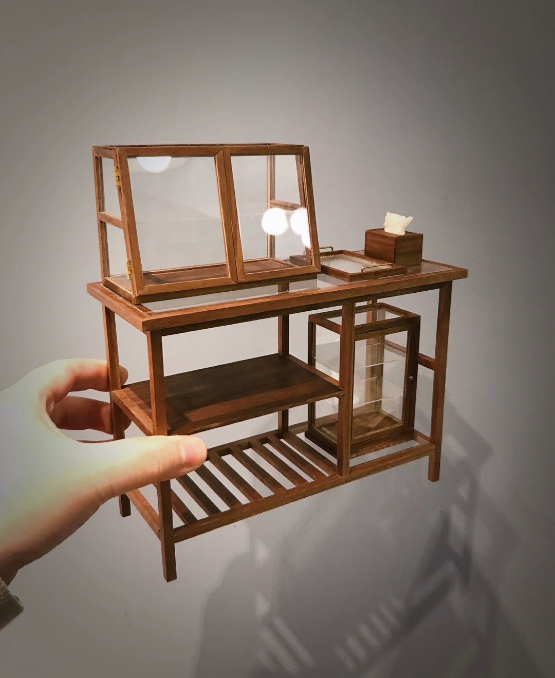 Mesa de cocina en miniatura a escala 1:6 para casa de muñecas Blythe. Muebles en miniatura.