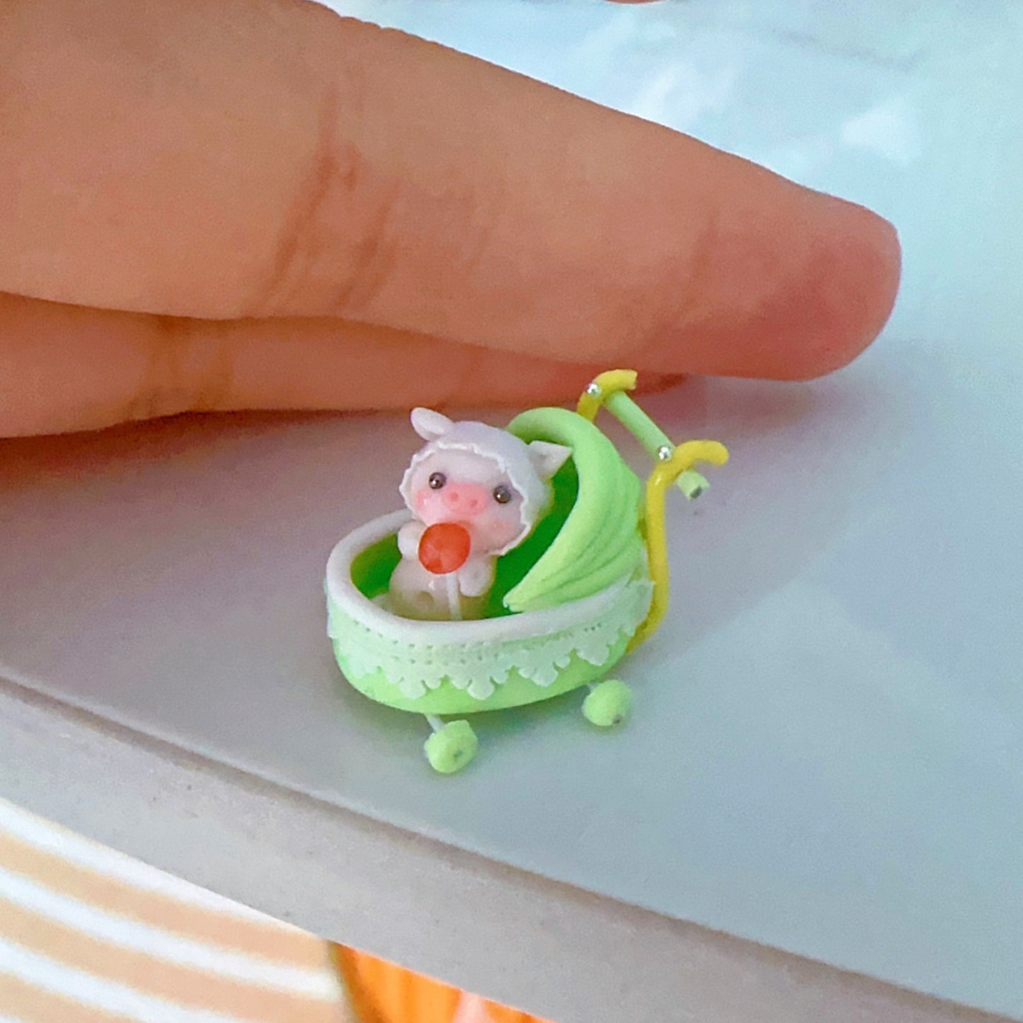 Ensemble de jeu de nourriture miniature pour maison de poupée, série de cochons en argile miniatures à l'échelle 1:12