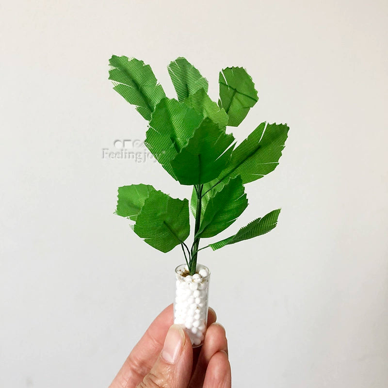 Accessoires miniatures pour maison de poupée à l'échelle 1:6 : plantes en pot réalistes pour poupées BJD, accessoires de photographie