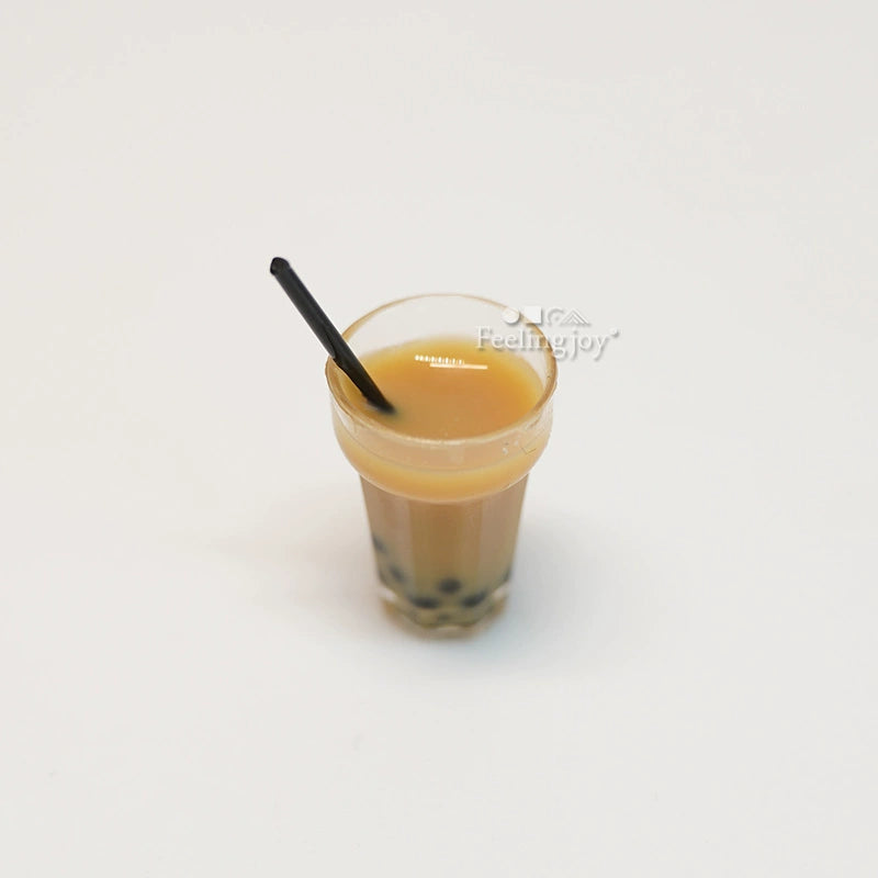 Service à thé miniature pour maison de poupée, échelle 1:6 et échelle 1:12, avec accessoires pour thé noir, citron et matcha
