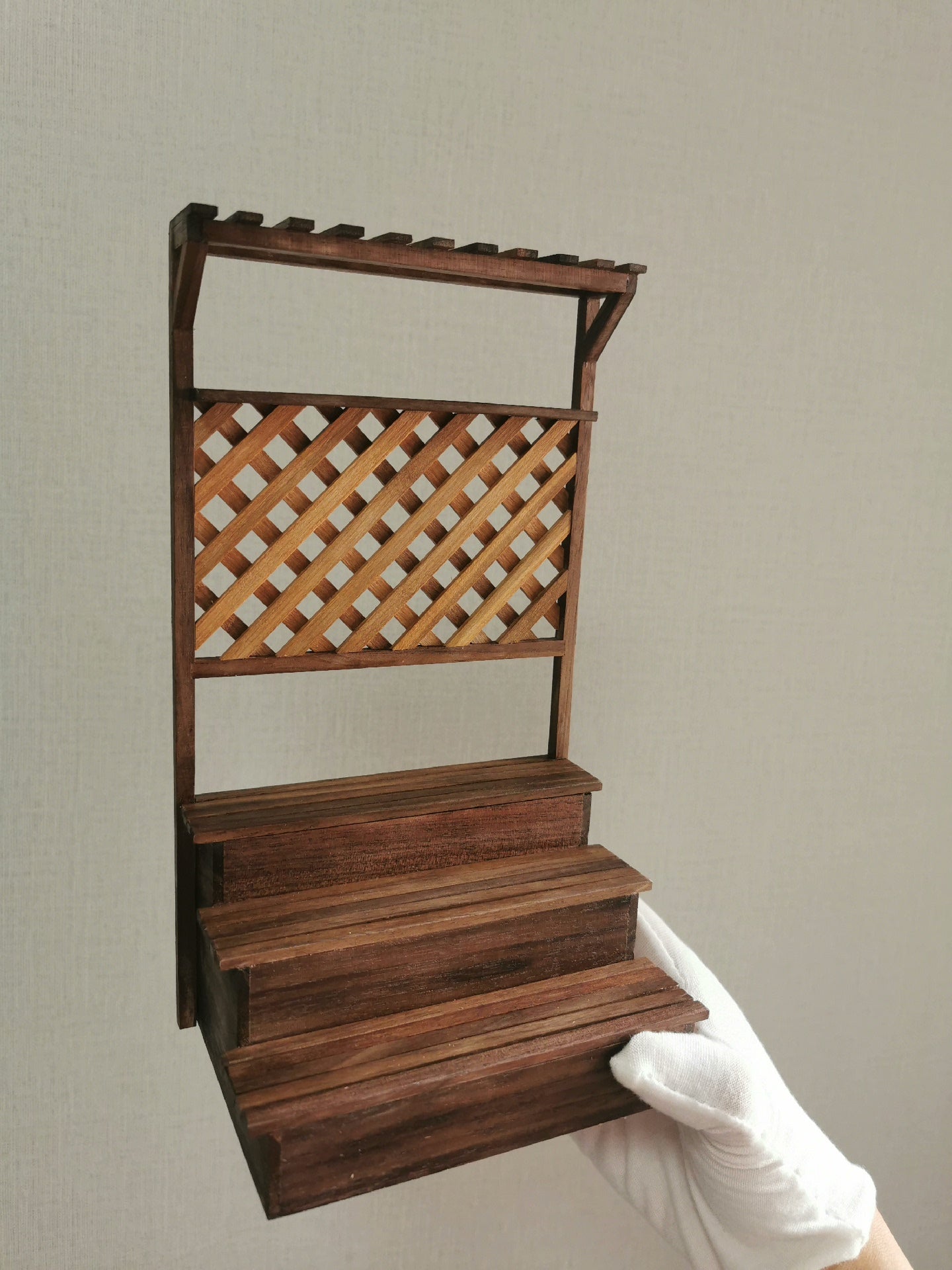 Soporte de flores en miniatura a escala 1:12, mueble para casa de muñecas, ideal para decorar la sala de estar.