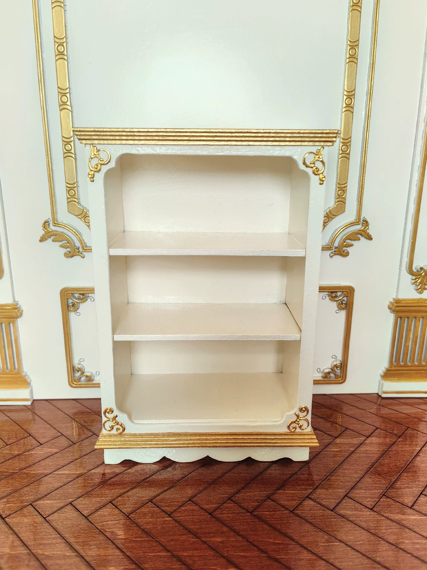 Armoire en bois de style français, échelle 1:6, échelle 1:8, échelle 1:10, échelle 1:12, vitrine, meubles miniatures pour maison de poupée, armoire à vin