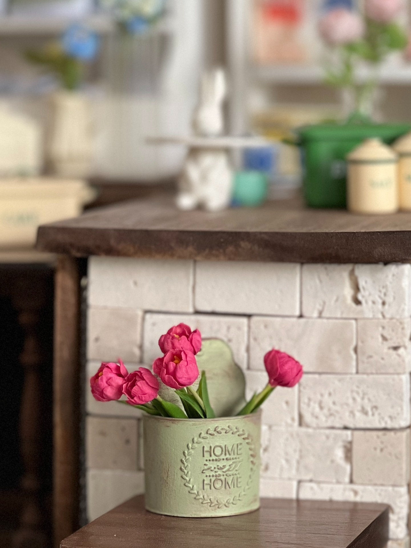1:6 Scale Miniature Tulips For Blythe Dollhouse Accessories