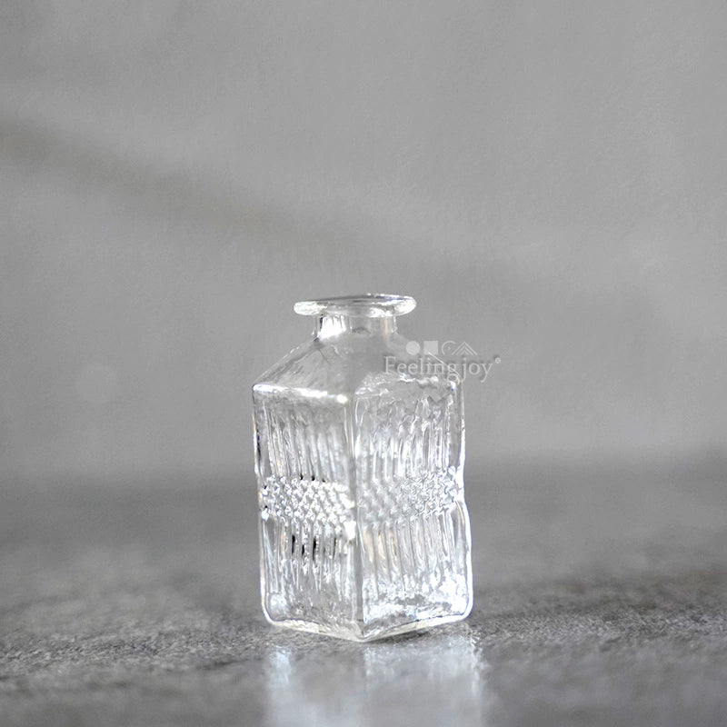 Vase miniature en verre à l'échelle 1:6, pot de fleurs, accessoire pour maison de poupée BJD, artisanat en argile, accessoires de scène DIY