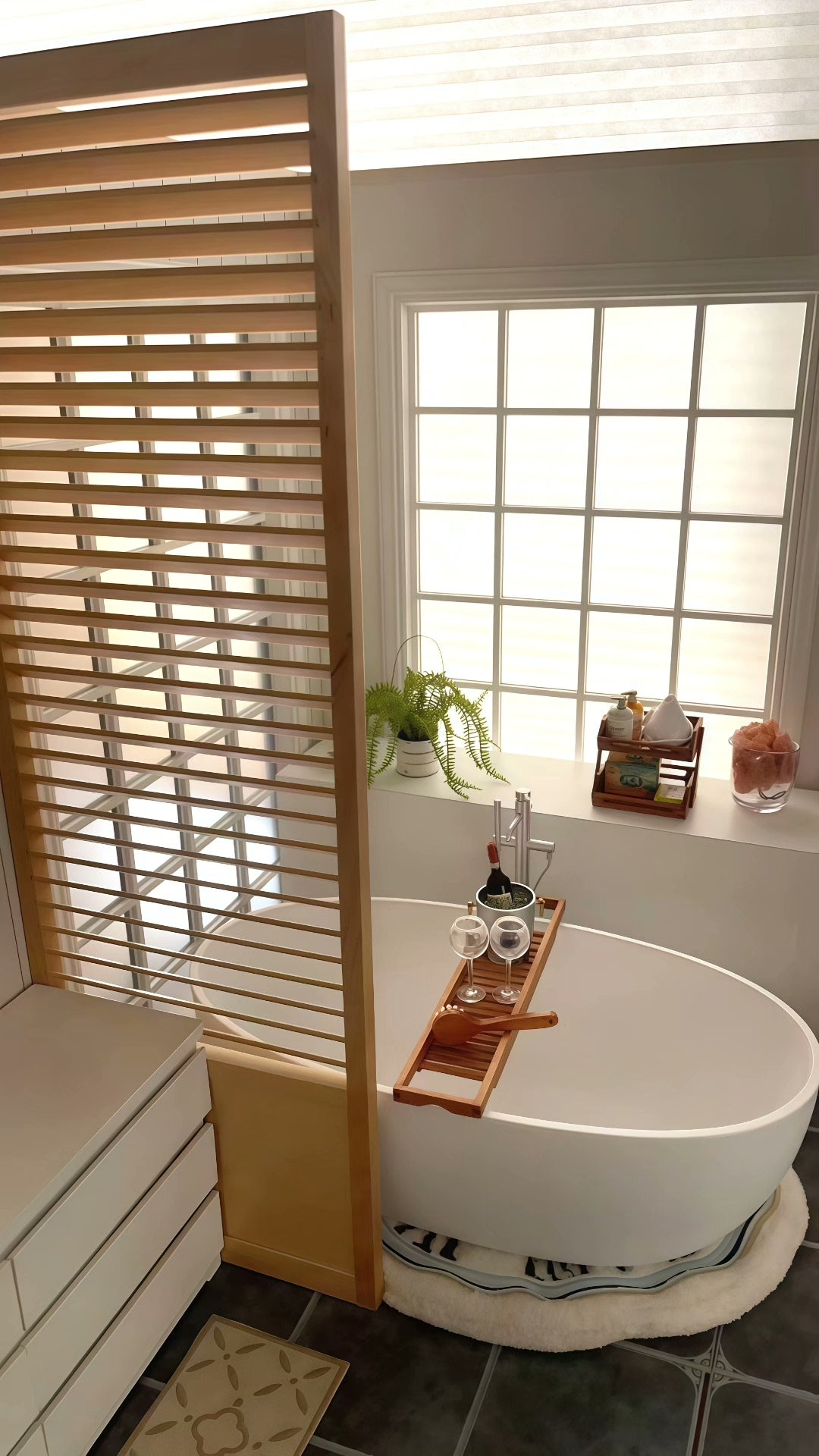 1:12 Scale Miniature Bathroom Furniture Set For Dollhouse