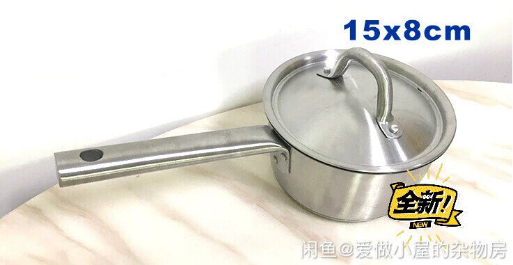 Accesorio de cocina para casa de muñecas en miniatura de acero inoxidable a escala 1:6.