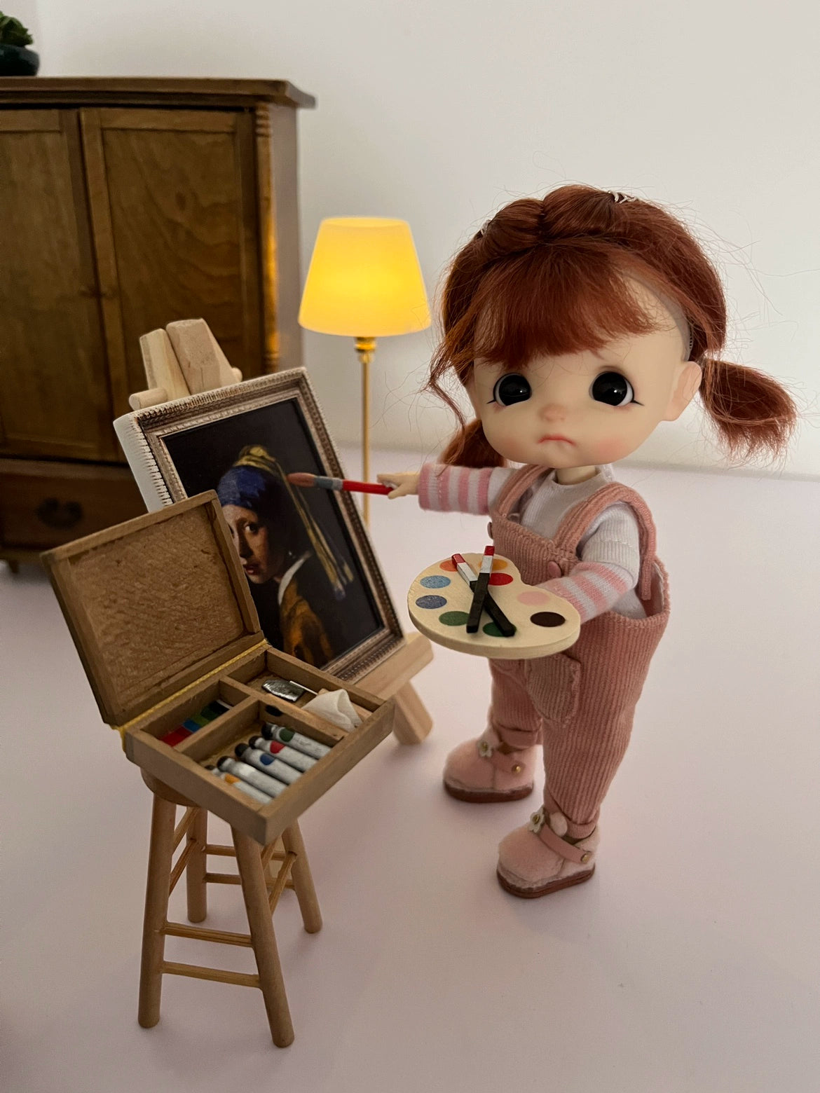 1:12 Scale Miniature Dollhouse Furniture Wooden Decor GSC OB11 Props