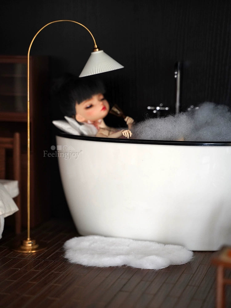 Lampadaire miniature pour maison de poupée BJD/Blythe (échelle 1/6) – Accessoire de mobilier miniature idéal