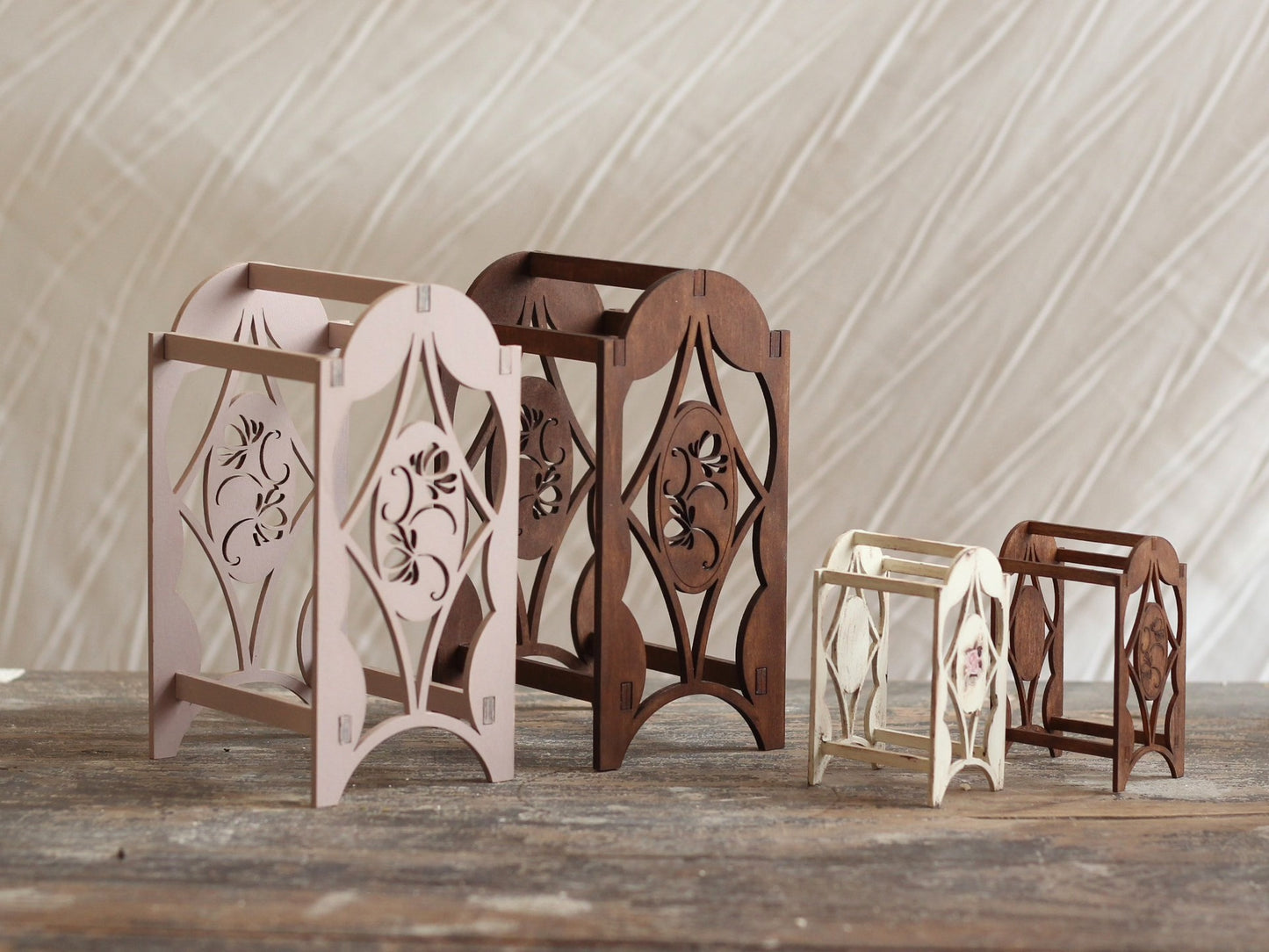 Kit de matériel miniature pour support en tissu sculpté sur le thème de la couture