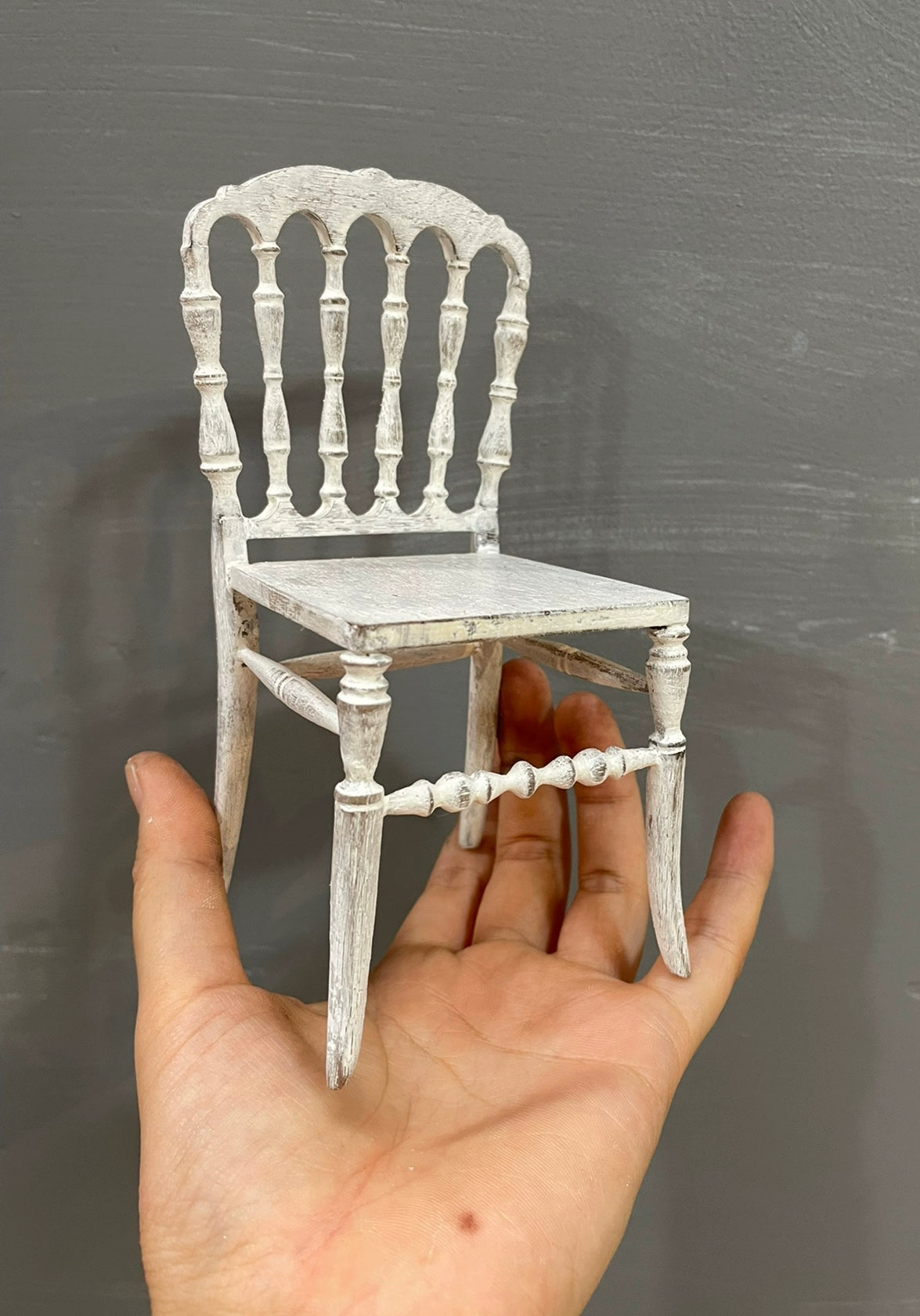 1:6 Scale Miniature Chair Dollhouse Furniture