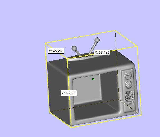 1:12 Scale Miniature TV Model Dollhouse Accessory