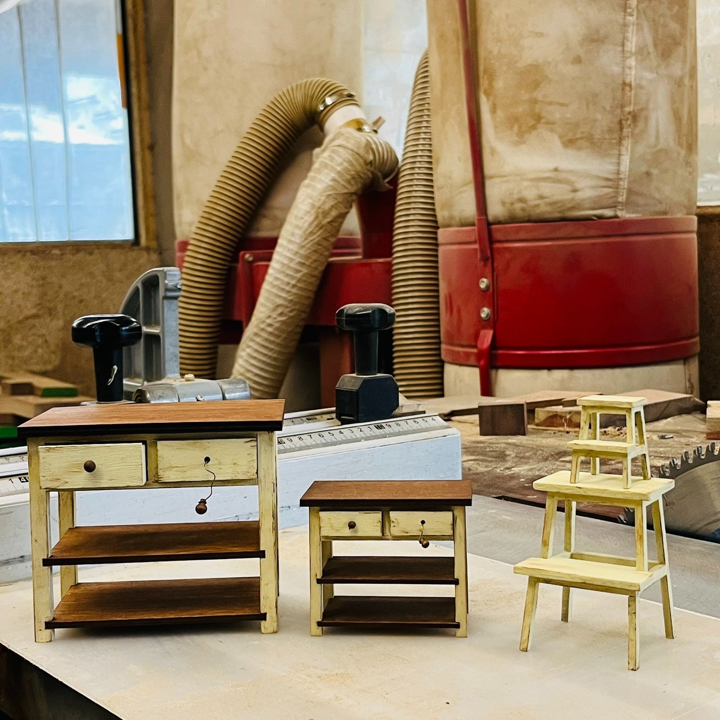 Kit de materiales para mesas pequeñas en miniatura